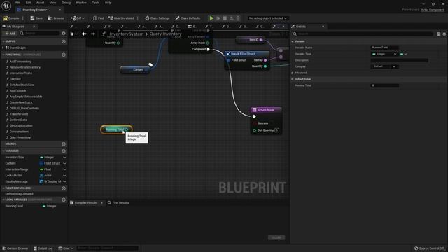 17. Query Inventory. INVENTORY SYSTEM in Unreal Engine 5 by Ryan Laley