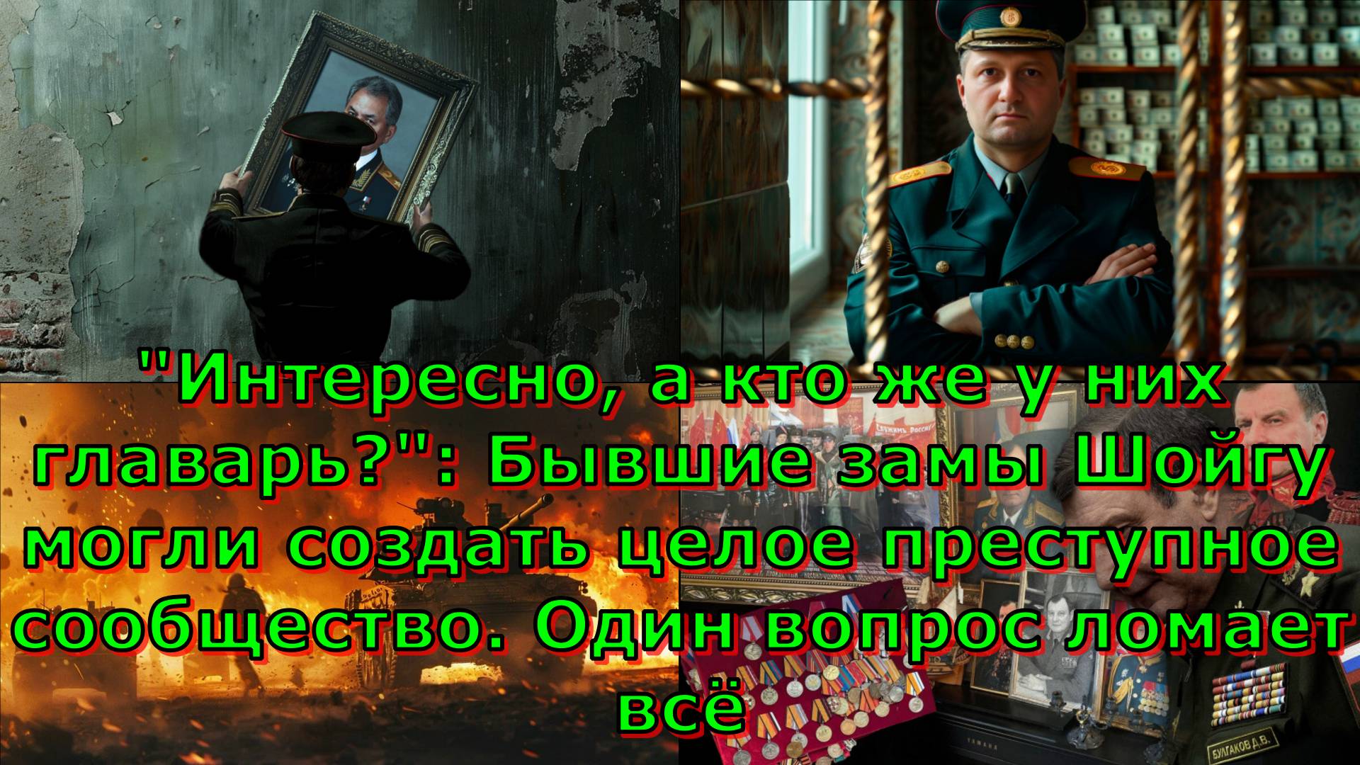 "Интересно, а кто же у них главарь?": Бывшие замы Шойгу могли создать целое преступное сообщество. О