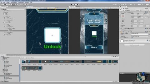 9. Создание интерфейса игры и взаимодействие часть 1 (4. Создание панели магазина)