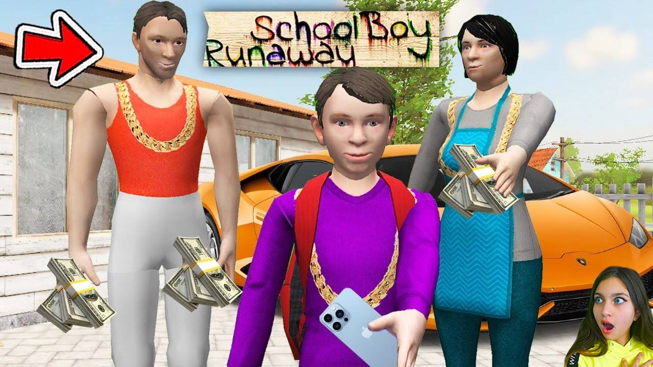 ДЕНЬ РОЖДЕНИЯ СКУЛБОЙ, НО МАМА УМЕРЛА! 😱 ЧТО ПОДАРИЛА ВИКА 💋 SchoolBoy Runaway ОБНОВЛЕНИЕ ЧИТЫ