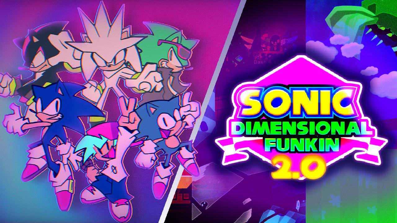 sonic dimensional funkin 2.0 вторая часть