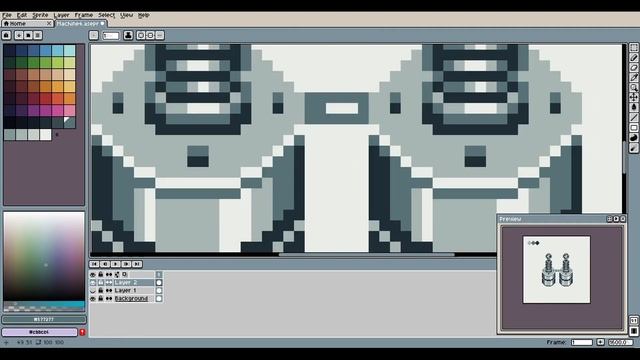 Machine 4. PIXEL ART Timelapse by Fever Night