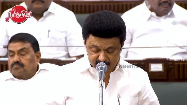 CM MK Stalin fitting reply to Governor RN Ravi in assembly today