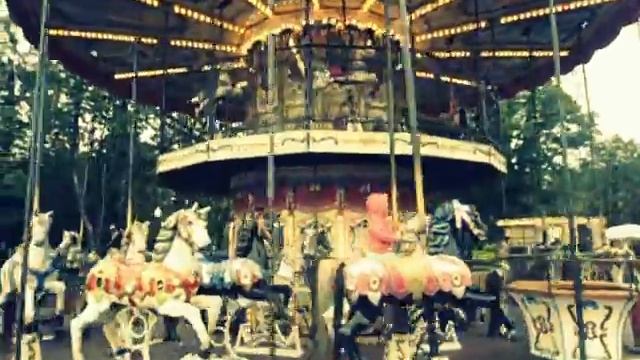 Children's carousel in Gorky Park, Moscow