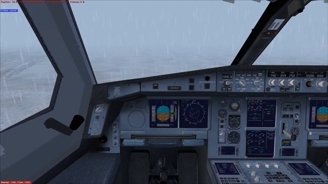 FSX - Посадка при нулевой видимости.