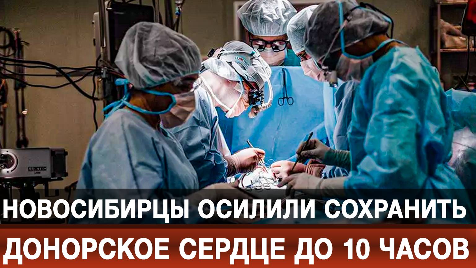 Новосибирцы осилили сохранить донорское сердце до 10 часов