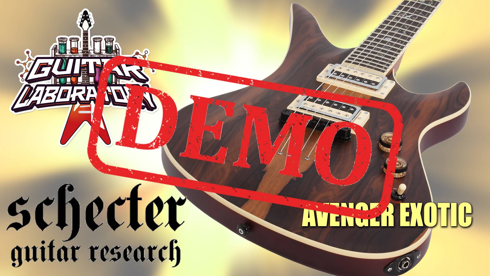 Электрогитара SCHECTER AVENGER EXOTIC - демонстрация звучания