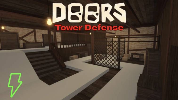 DOORS TOWER DEFENCE, видео как я прохожу игру (немного кринжово выглядит согласно)