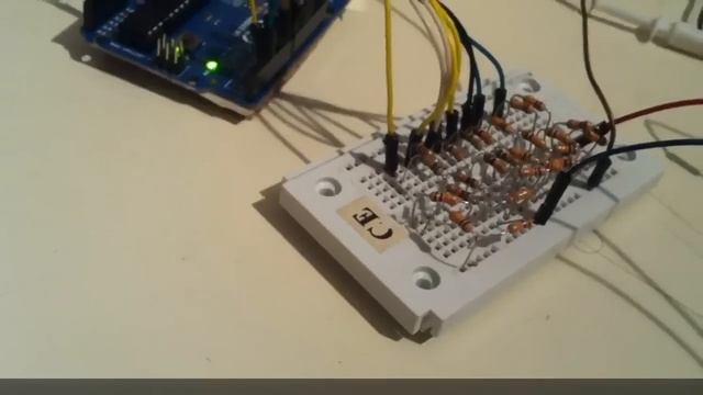 R-2R DAC / Arduino signal generator + DIY Oscilloscope