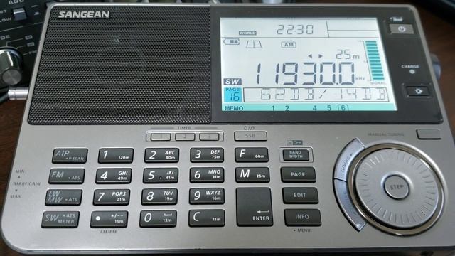 SANGEAN ATS-909X2_11930kHz Radio Marti_07:29 JST_12102022