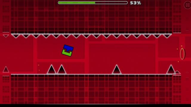 Geometry Dash прохождение седьмого уровня jumper (на 3 монеты)