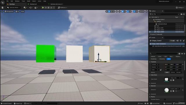 08. Material Instances. THE INTERMEDIATE Materials Unreal Engine 5