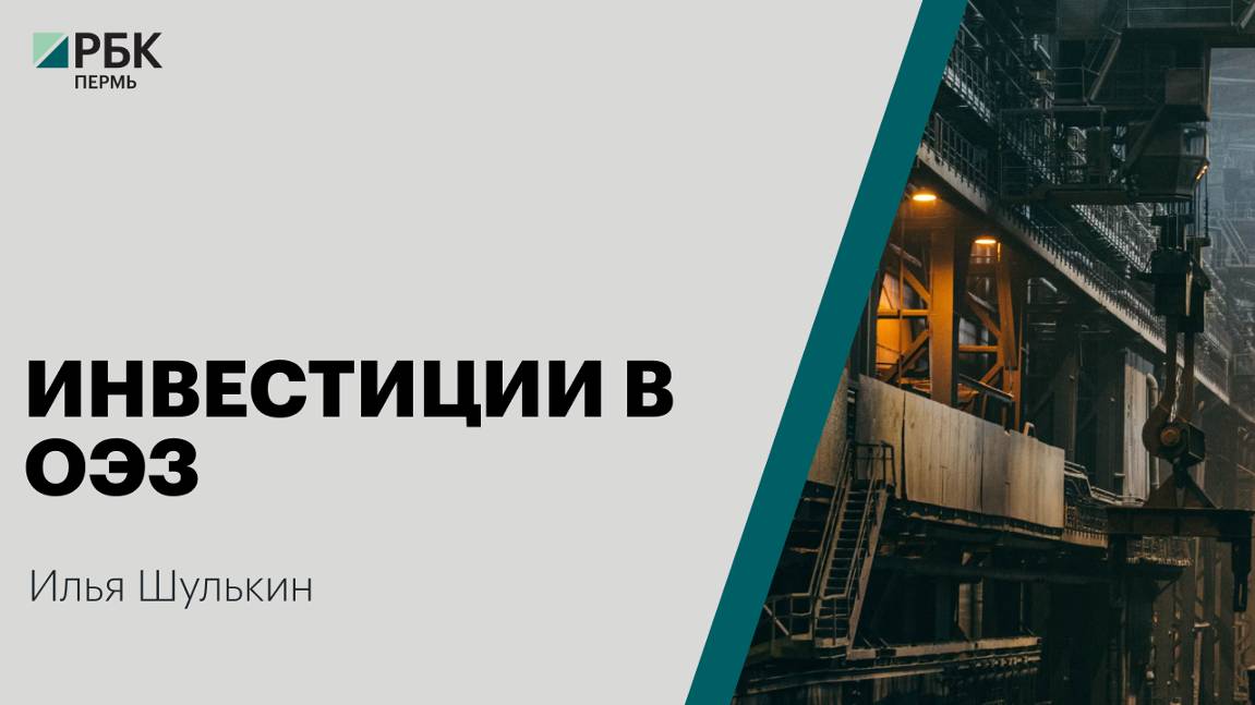 Инвестиции в ОЭЗ | Илья Шулькин