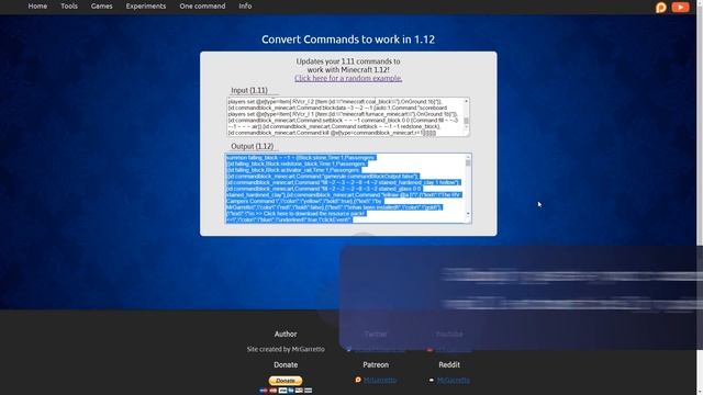 Convert Your Commands to Work in Minecraft 1.12!
