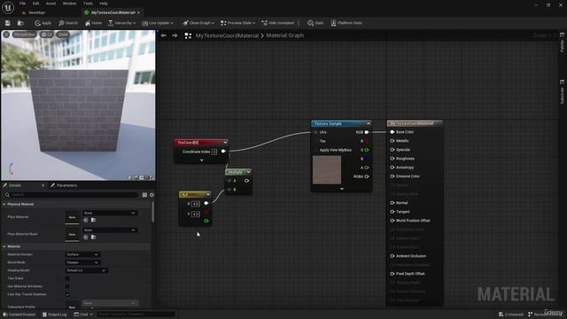 21. Texture Coordinate Node. THE INTERMEDIATE Materials Unreal Engine 5