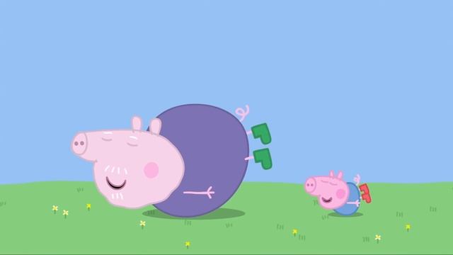 Peppa Pig S1 17 Frogs and Worms and Butterflies английский с субтитрами