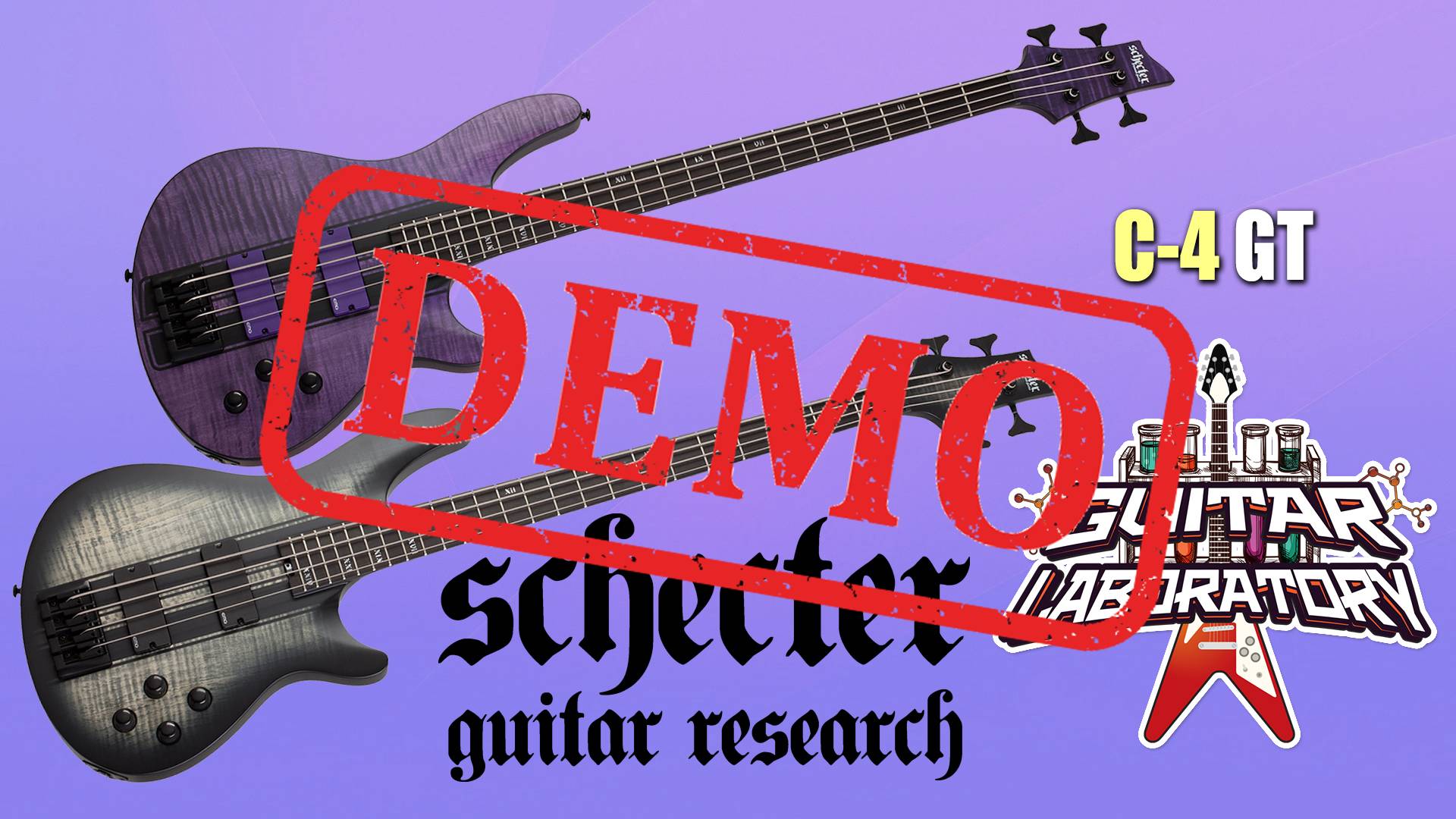 Бас-гитара SCHECTER C-4 GT - демонстрация звучания