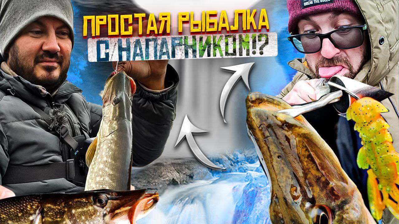 Простая рыбалка с напарником ЩУКИ И ОКУНИ