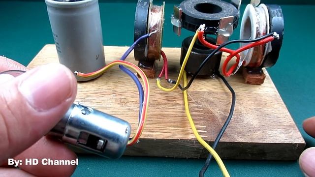 New Free energy Device Using DC motor & magnets - Simple Experiment projects at Home