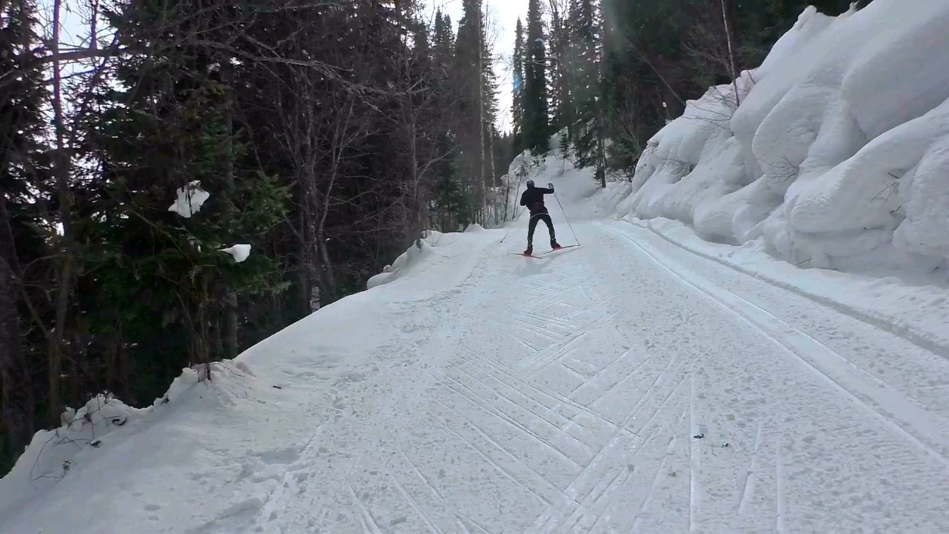 Как бы,лыжная прогулка