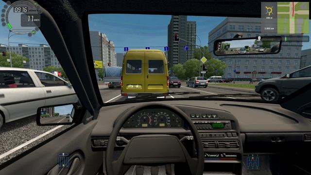 таксую на четырке опер в   City Car Driving 👍😊😉😂 с рулём приятного просмотра .