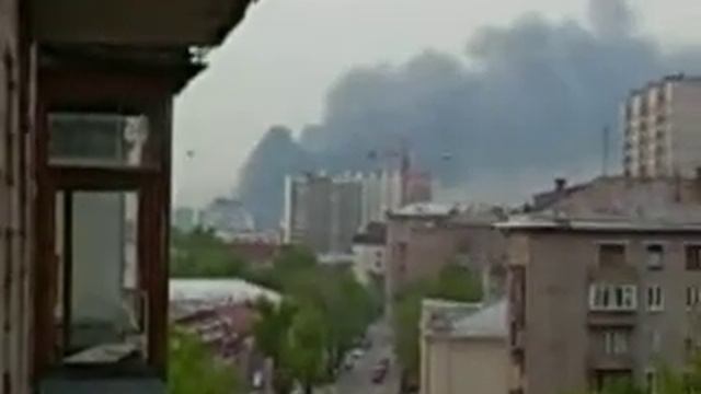 Fire in Moscow