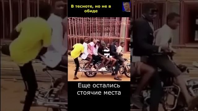 Новый вид транспорта. В тесноте, но не в обиде