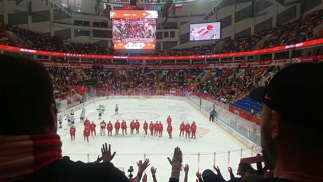 Спартак Москва, ты не один, с тобою мы, мы победим! ХК Спартак Москва - ХК Трактор Челябинск