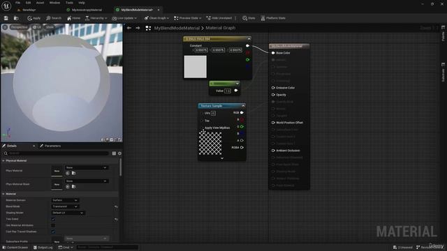 07. Blend Modes. THE INTERMEDIATE Materials Unreal Engine 5