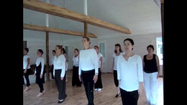 Движения Гурджиева. Танец＂Три картины＂Gurdjieff Sacred Movements 2013г.