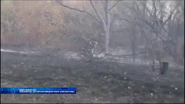 В селе Бычок Петропавловского района сгорели десятки домов