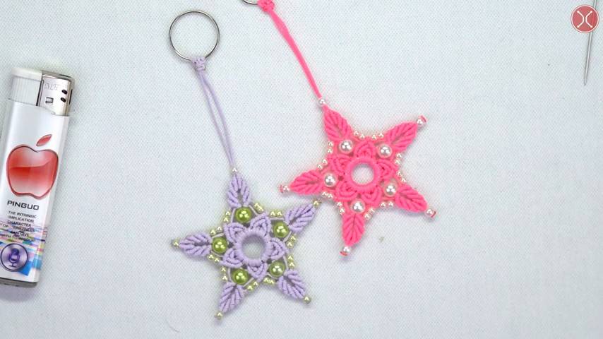 Macrame Christmas decoration tutorial： The Noel Star - Easy step by step guide