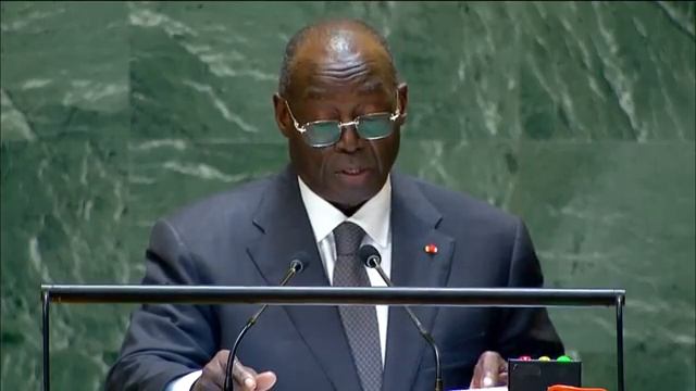 CÔTE d'IVOIRE: ALLOCUTION de son VICE-PRÉSIDENT à la 79è SESSION des NATIONS UNIES