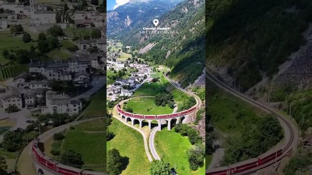 Железнодорожный мост в Брусио, Швейцария