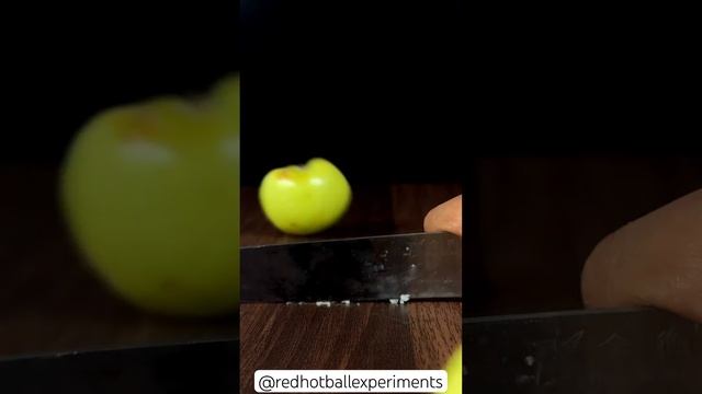 1000°C RHCB vs Apple 🍏😱#satisfying #experiment #asmr #rhcb #science #fyp #rhcb #apple