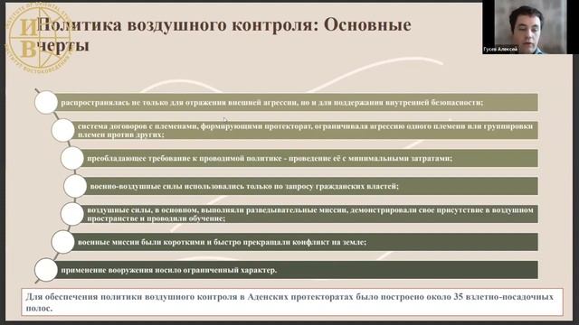 Британская политика Воздушного контроля в Южной Аравии