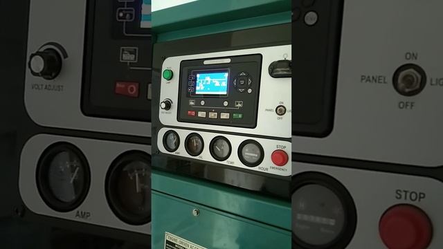 weekly 15 mins.maintenance warm-up of power generator(cummins 400kva)