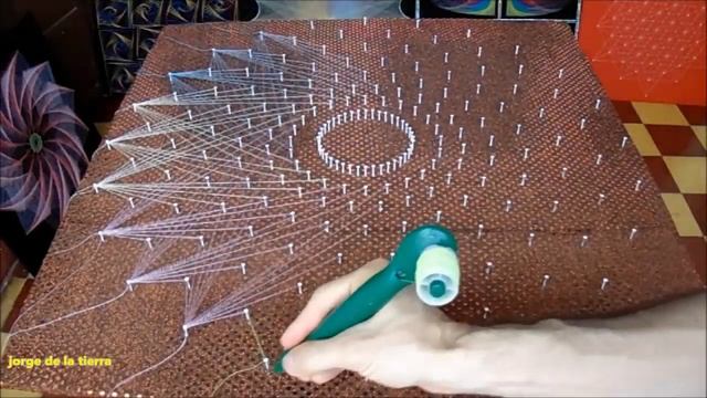 string art CONSTELACION por jorge de la tierra