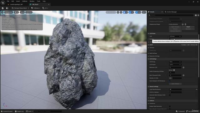 23. Level of Detail (LOD) Part 1. THE INTERMEDIATE Landscapes Unreal Engine 5