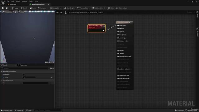 23. Time Node. THE INTERMEDIATE Materials Unreal Engine 5