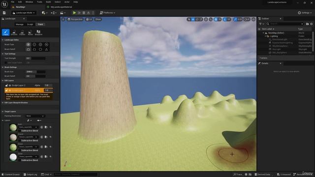 10. Landscape Auto Materials. THE INTERMEDIATE Landscapes Unreal Engine 5