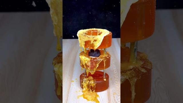 1000°C RHCB vs Orange Soap Tower #satisfying #experiment #asmr #rhcb #soap