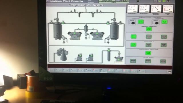 Demo on how to operate the ERS from Coldship to Full-Away condition