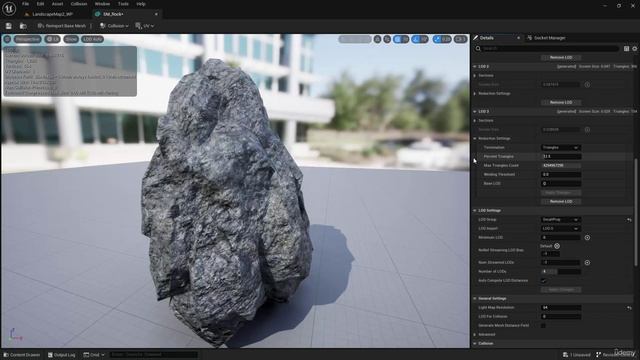 24. Level of Detail (LOD) Part 2. THE INTERMEDIATE Landscapes Unreal Engine 5
