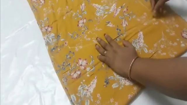 16 panel anarkali kurti cutting part 1/ Malayalam/ easy method