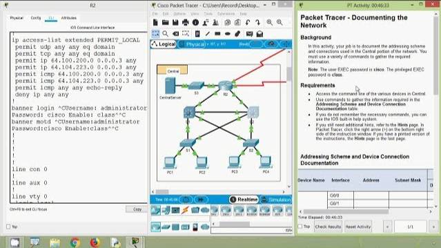 Packet Tracer - Documenting the Network