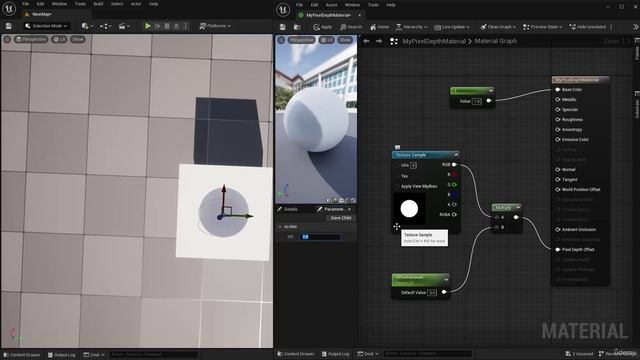 27. Pixel Depth Offset. THE INTERMEDIATE Materials Unreal Engine 5