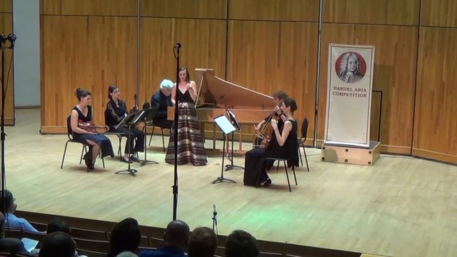 Emily Yocum Black, soprano, singing from Alcina in the 2019 Handel Aria Competition