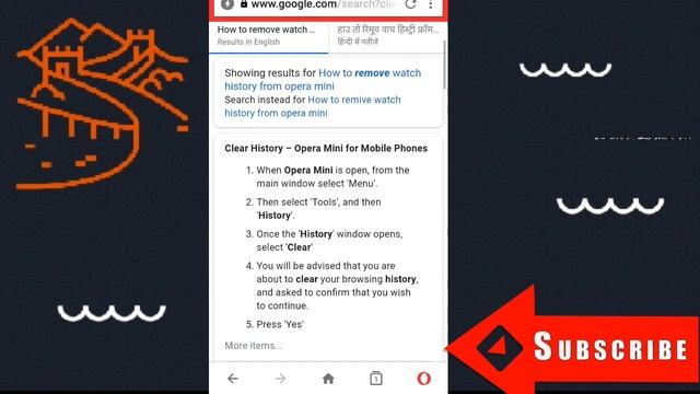 Opera mini delete history ||Opera mini ki history kaise delete kare |