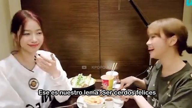 FAN CRITICA PESO DE KAZUHA Y CHAEWON EN LIVE AL VERLAS COMER "MUCHO"  | ELLAS SE DEFIENDEN